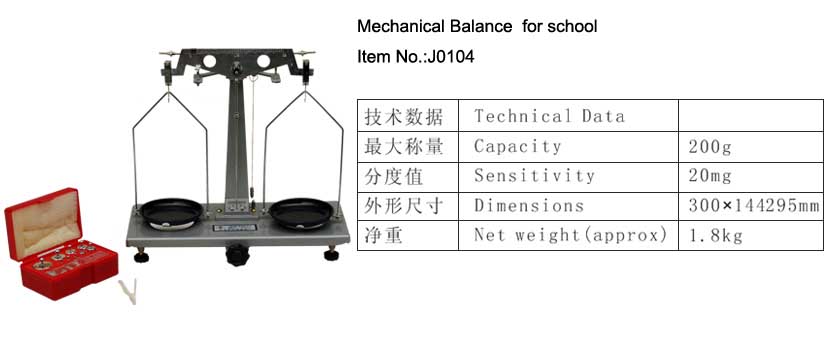 Mechanical balance model: J0104, for school