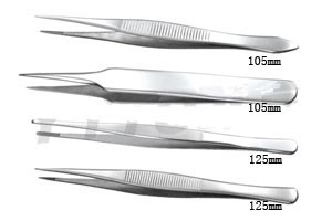 stainless steel tweezers 4pcs set