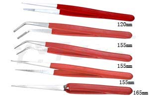 stainless steel tweezers 5pcs set