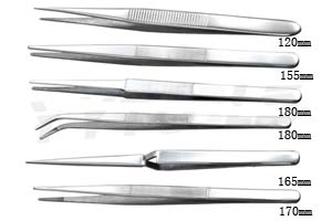 stainless steel tweezers 6pcs set