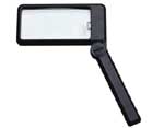 rectangle magnifier, foldable, illuminated