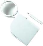 foldable loupe with ball point pen