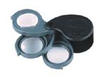 fodable loupe, triple lens