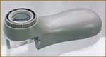 illuminated loupe, with reticle