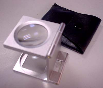 linen tester, 6x25mm