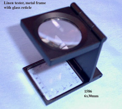 1586 linen tester, thread counter