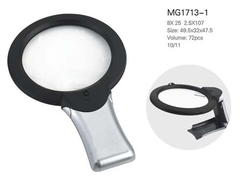 foldable desktop mangifier, LED light