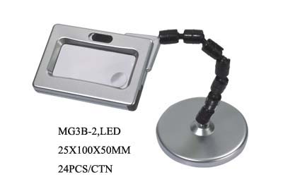 desktop magnifier with LED