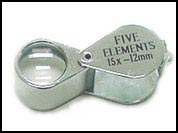 jewel loupe 15x12mm