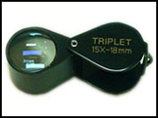 jewel loupe 15x18mm
