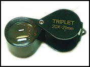 20x21mm triplet, jewel loupe