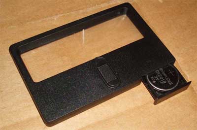credit card magnifier