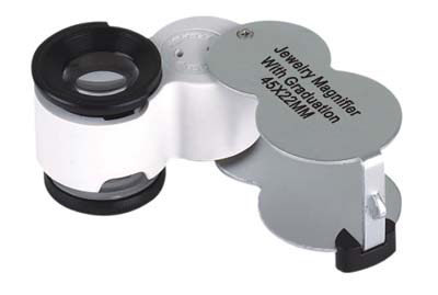 Swivel LED hewel loupe