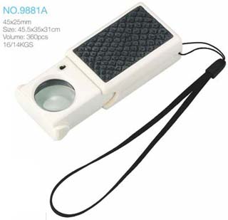 20x UV and white LED light loupe